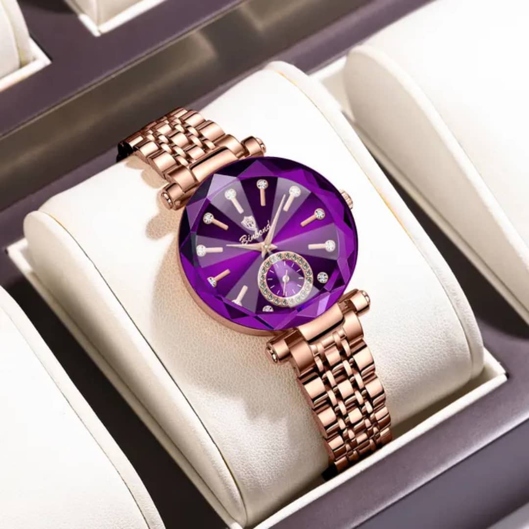 Montre Élégance Cristal – Le Bijou du Temps pour Femme Moderne