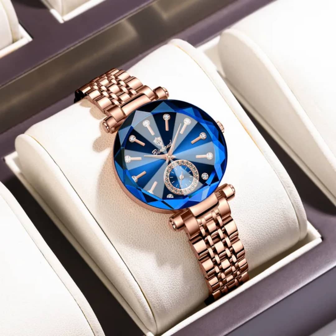 Montre Élégance Cristal – Le Bijou du Temps pour Femme Moderne
