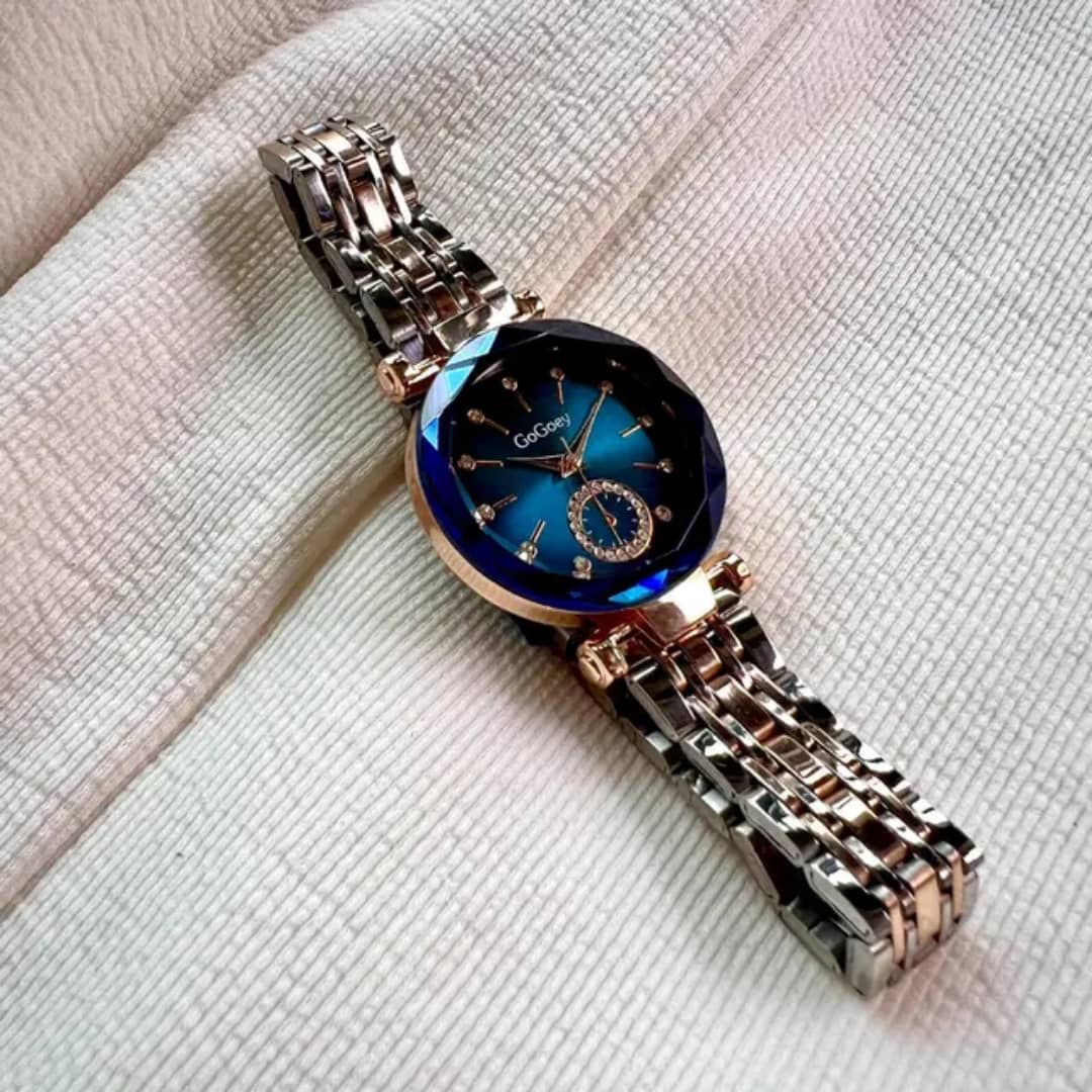 Montre Élégance Cristal – Le Bijou du Temps pour Femme Moderne