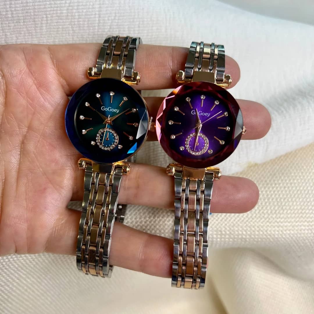 Montre Élégance Cristal – Le Bijou du Temps pour Femme Moderne
