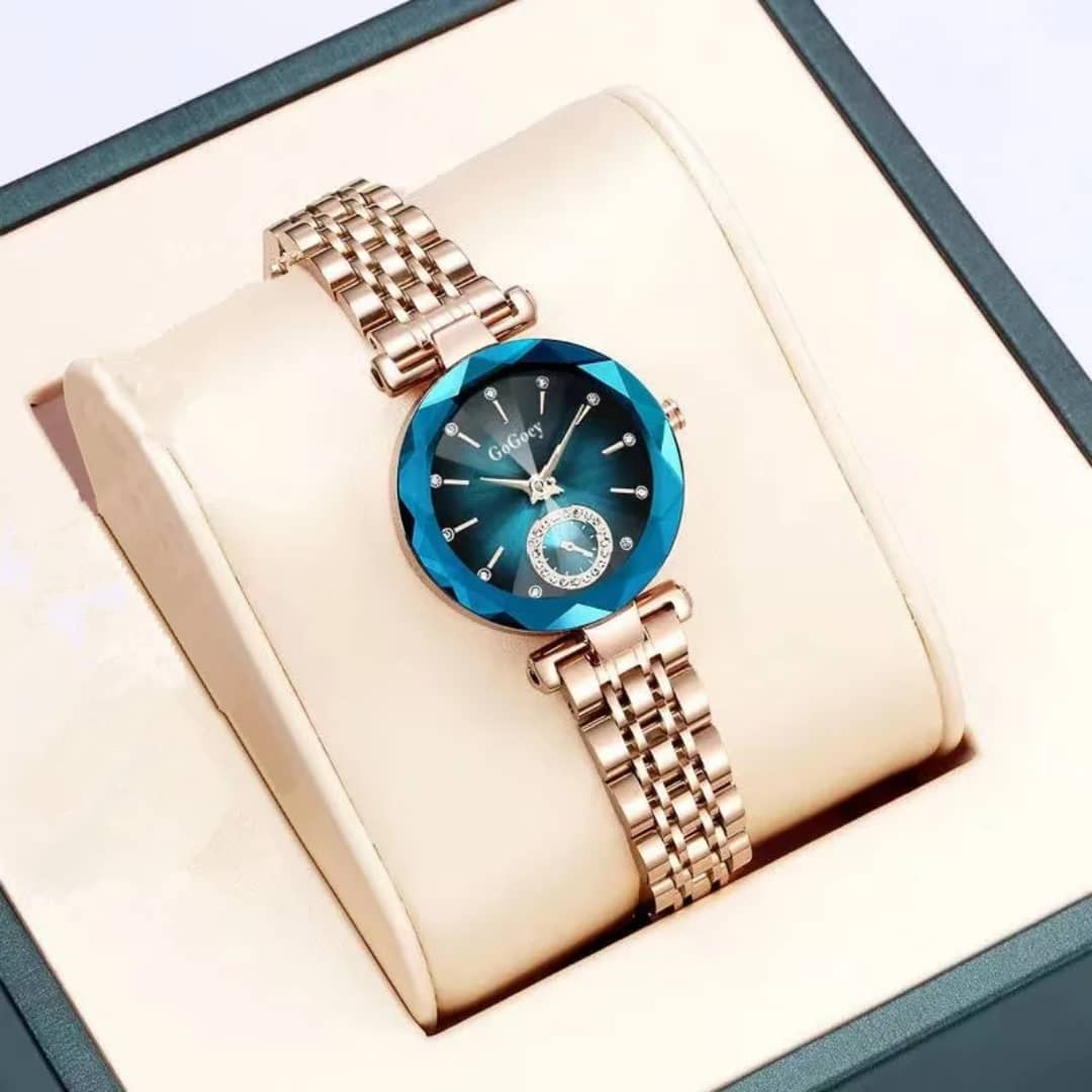 Montre Élégance Cristal – Le Bijou du Temps pour Femme Moderne