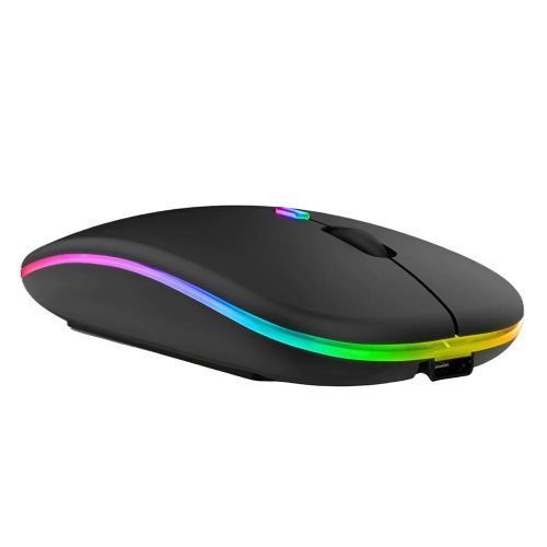 SOURIS SANS FIL YOLANDAR W10 PLAT RGB WIRELESS & BLUETOOTH RECHARGABLE