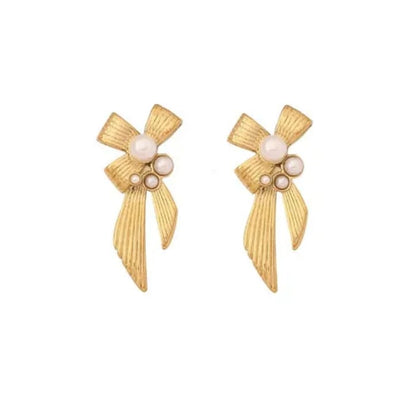 bijoux collier en acier inoxydable et oreilles avec plaqué or