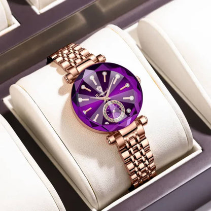 Montre Élégance Cristal – Le Bijou du Temps pour Femme Moderne