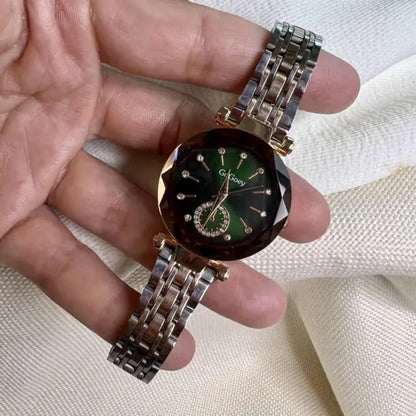 Montre Élégance Cristal – Le Bijou du Temps pour Femme Moderne