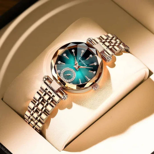 Montre Élégance Cristal – Le Bijou du Temps pour Femme Moderne