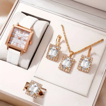 Coffret Majesté – L’Art du Luxe : Montre de Prestige & Bijoux d’Élite